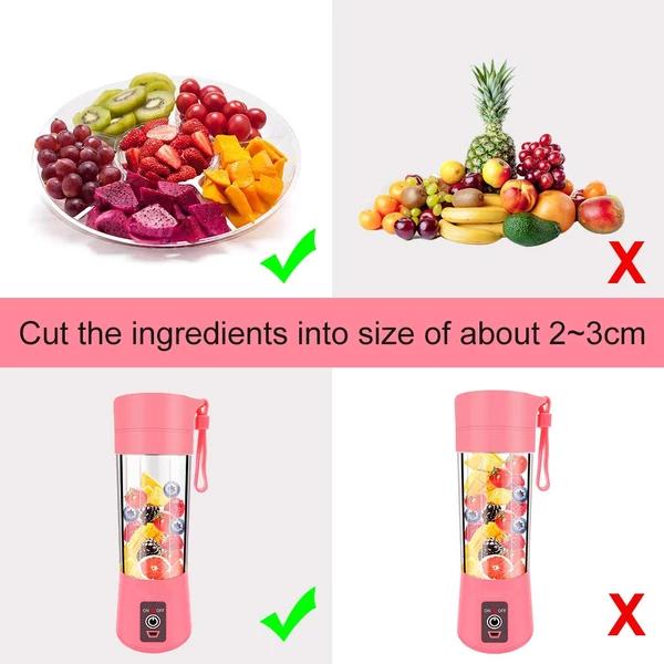 Portable USB Electric Juicer Blender | Rechargeable Protein Shaker & Smoothie Maker