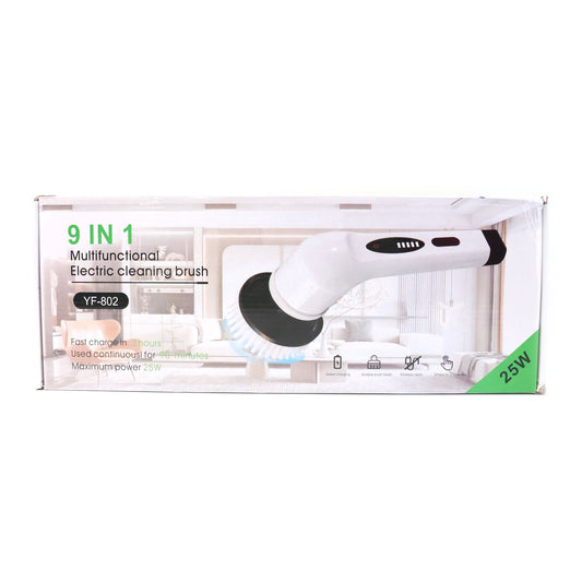 9-in-1 Electric Spin Scrubber – Cordless Power Cleaning Brush with Extendable Handle