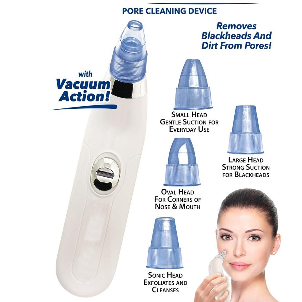 4-in-1 Blackhead Remover Vacuum Tool – Facial Pore Cleaner & Acne Extractor