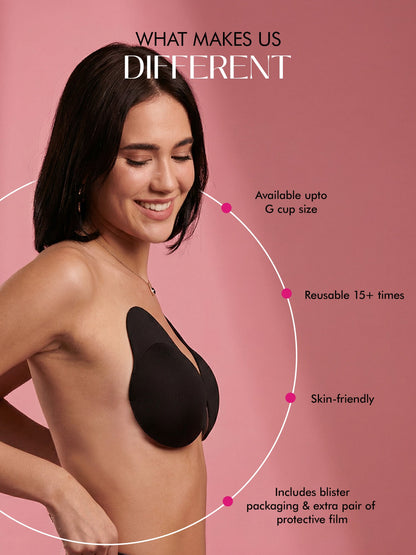 Reusable Breast Cups | Strapless Lift & Cover Pads for Backless Outfits