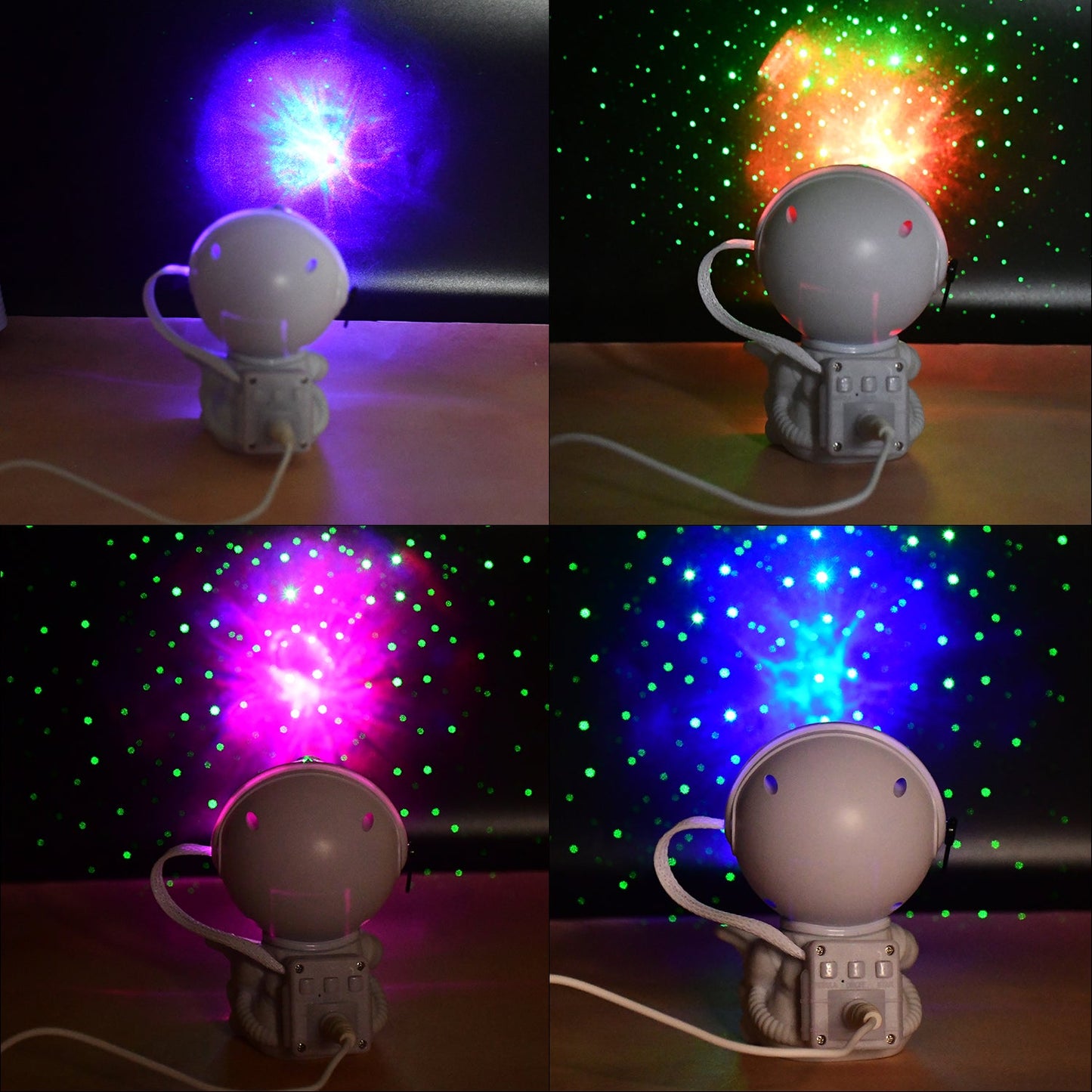 Astronaut Night Light Galaxy Projector – Remote Controlled LED Lamp