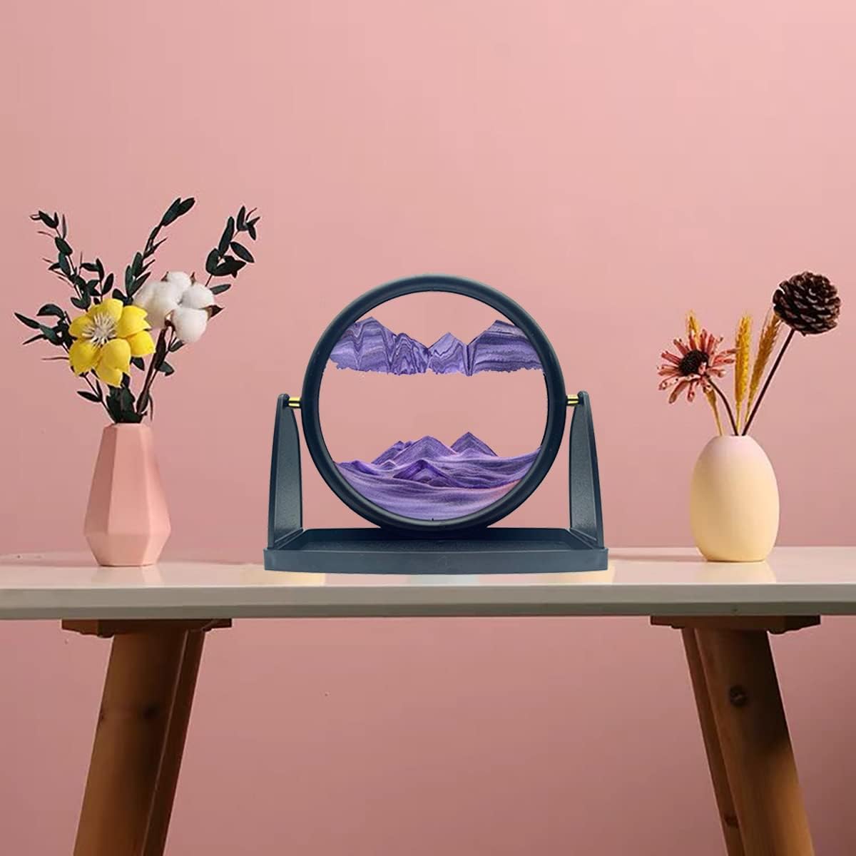 3D Moving Sand Art Frame | Relaxing Liquid Motion Decor for Home & Office