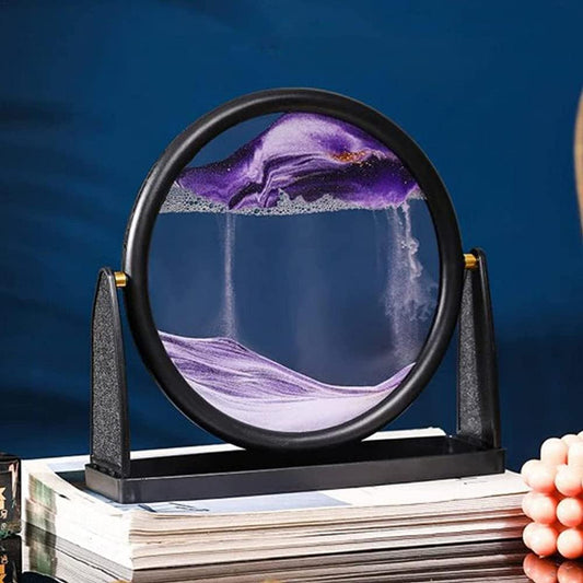 3D Moving Sand Art Frame | Relaxing Liquid Motion Decor for Home & Office