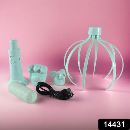 Electric Scalp Head Massager – Portable Relaxation Tool for Stress Relief