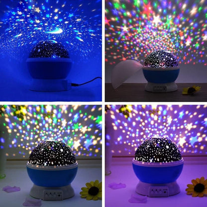 Galaxy Star Projector Night Lamp with Music & Timer