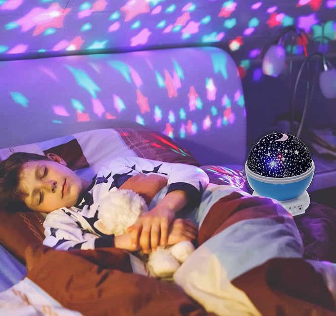 Galaxy Star Projector Night Lamp with Music & Timer