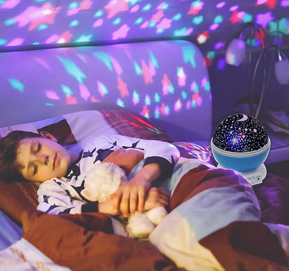 Galaxy Star Projector Night Lamp with Music & Timer