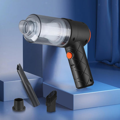 2-in-1 Cordless Mini Car Vacuum Cleaner & Air Blower – High Power USB Rechargeable Handheld Cleaner