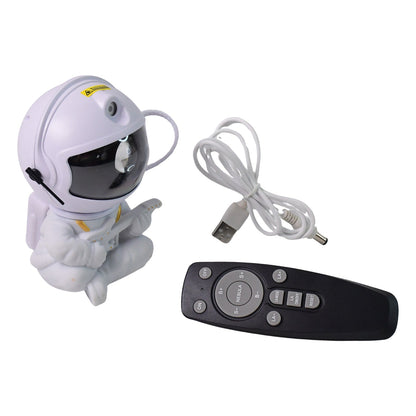 Astronaut Night Light Galaxy Projector – Remote Controlled LED Lamp
