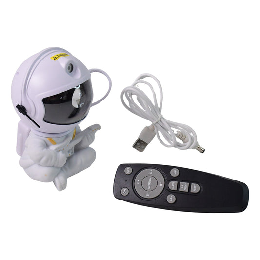 Astronaut Night Light Galaxy Projector – Remote Controlled LED Lamp