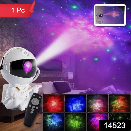 Astronaut Night Light Galaxy Projector – Remote Controlled LED Lamp