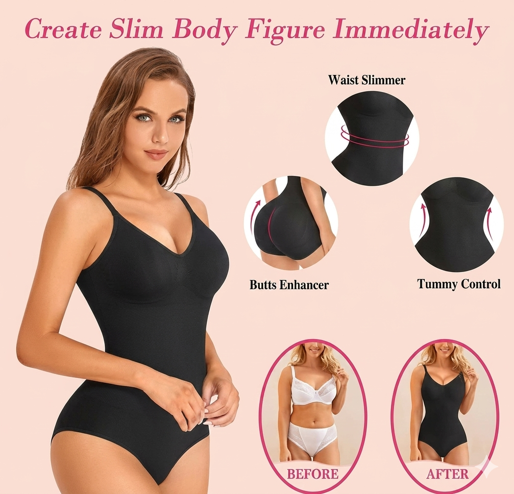 Women Full Body Shapewear Bodysuit