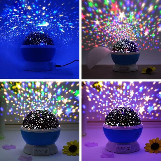 Galaxy Star Projector Night Lamp with Music & Timer