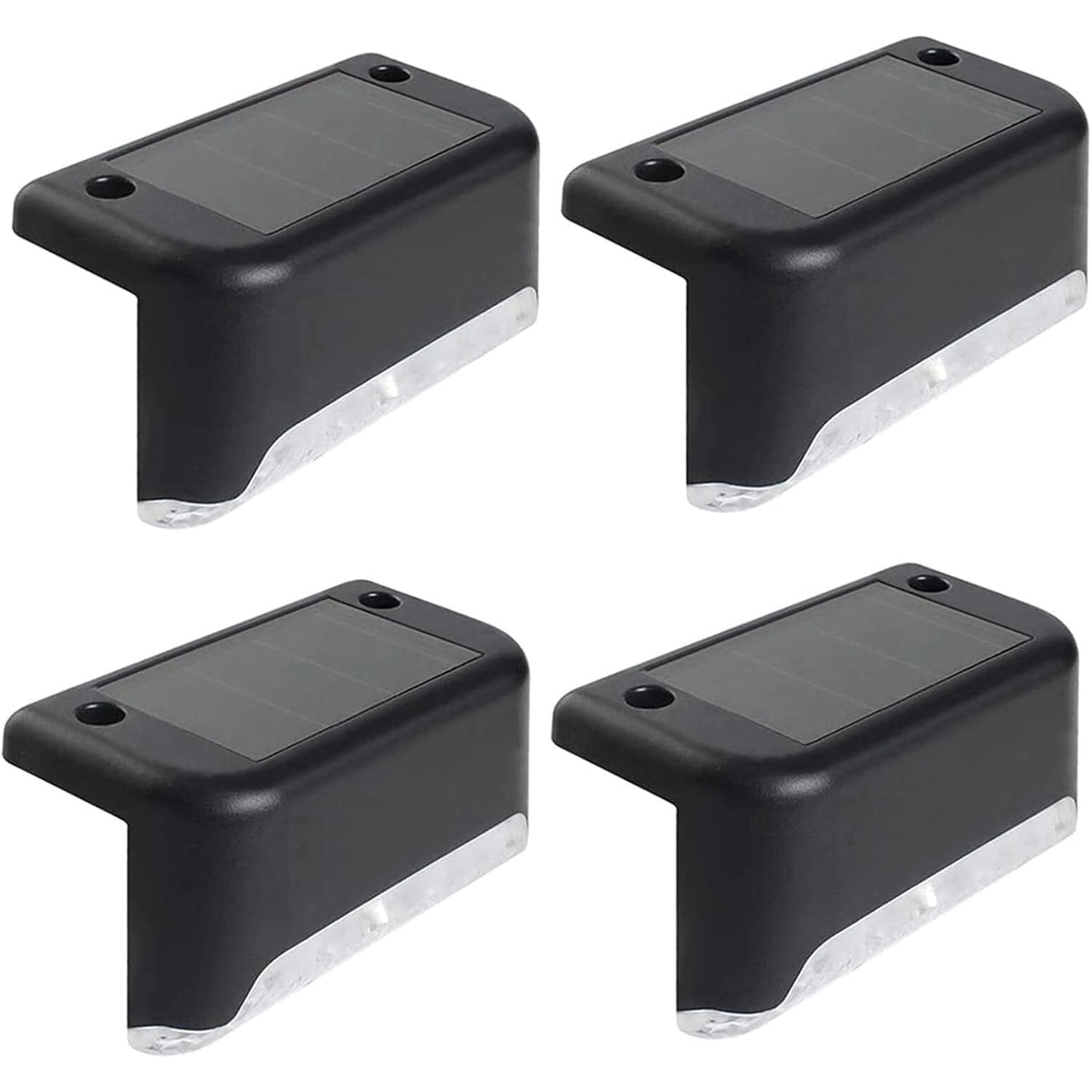 Solar Step Lights (4 Pack) – Waterproof Stair Lights with Auto On/Off Sensor