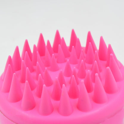 Silicone Scalp Massager Shampoo Brush – Hair Cleaning & Dandruff Removal Massage Tool