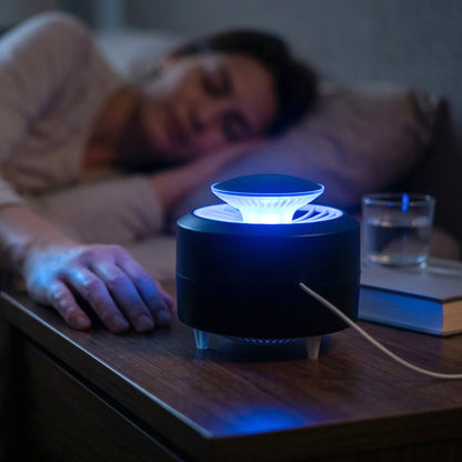 USB Mosquito Killer Lamp – Silent Indoor Mosquito Trap with Night Light