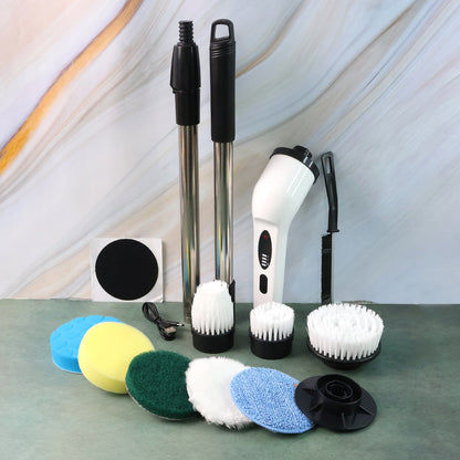 9-in-1 Electric Spin Scrubber – Cordless Power Cleaning Brush with Extendable Handle