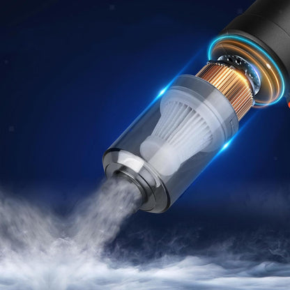 2-in-1 Cordless Mini Car Vacuum Cleaner & Air Blower – High Power USB Rechargeable Handheld Cleaner