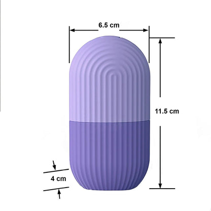 Silicone Ice Roller for Face & Eyes – Reusable Facial Cooling Tool