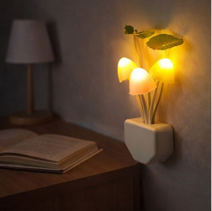 Mushroom LED Night Lamp – Auto Sensor Color Changing Night Light