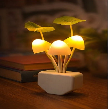 Mushroom LED Night Lamp – Auto Sensor Color Changing Night Light