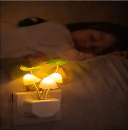 Mushroom LED Night Lamp – Auto Sensor Color Changing Night Light
