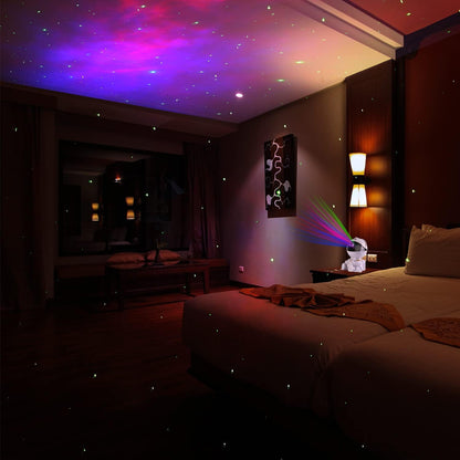 Astronaut Night Light Galaxy Projector – Remote Controlled LED Lamp